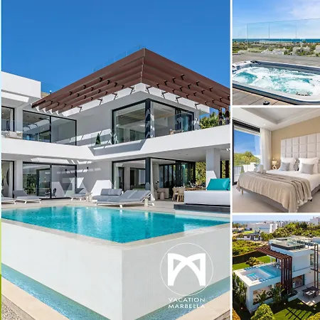 Villa Vacation Marbella I Martinica, Turquoise Heated Pool, Rooftop Hot Tub With Sea View, Cine Room, 5 Min To The *