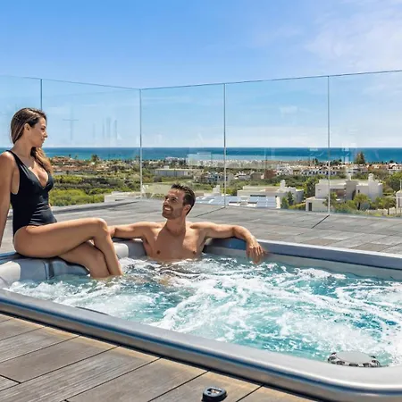 Vacation Marbella I Martinica, Turquoise Heated Pool, Rooftop Hot Tub With Sea View, Cine Room, Night Security, Alarm System, 5 Min To The *